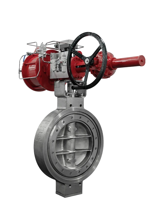 Pneumatic Wafer Triple Eccentric Butterfly Valve