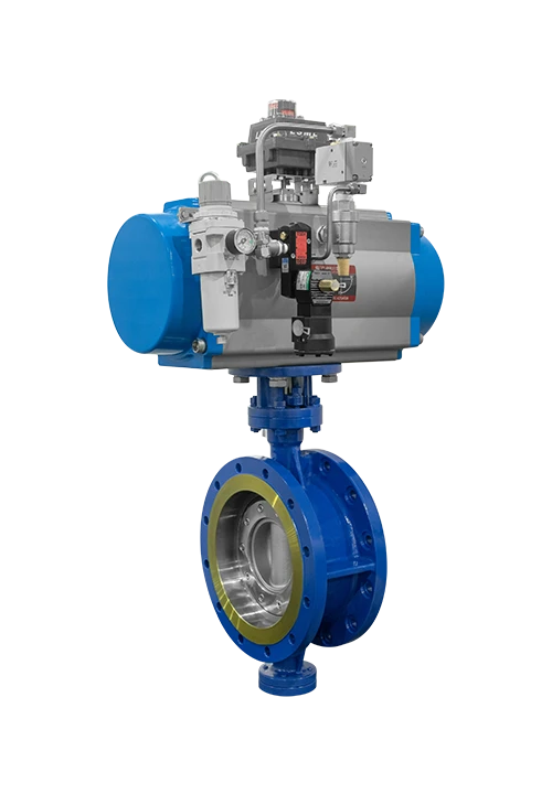 Pneumatic Diaphragm Actuator with Butterfly Valve